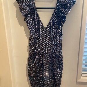 Sequin Black Dress brand Climax